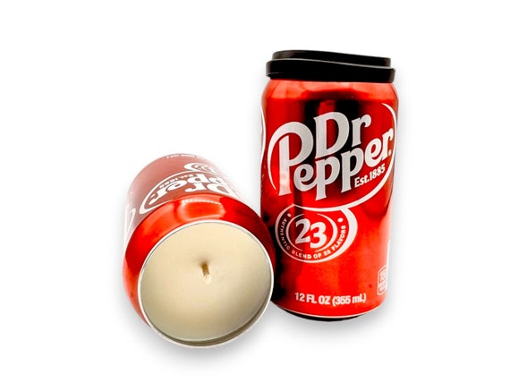 Dr Pepper Soy Candle Hand Poured Soda Can Candle 12 Oz Soda-themed Can  Candle 