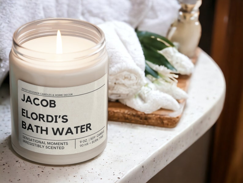 Jacob Elordi Bath Water Candle