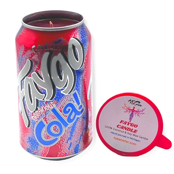 Faygo Cola Candle  | 12oz Can |  Soy Wax