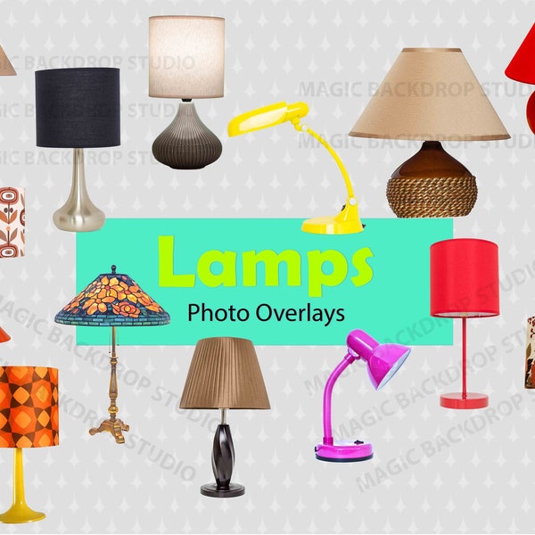 Lamp Lantern Desk Lamps vinatege lamp cut outs clip art Overlay Photoshop Overlays templates Prop Digital Scrapbooking Composite PNG Clipart