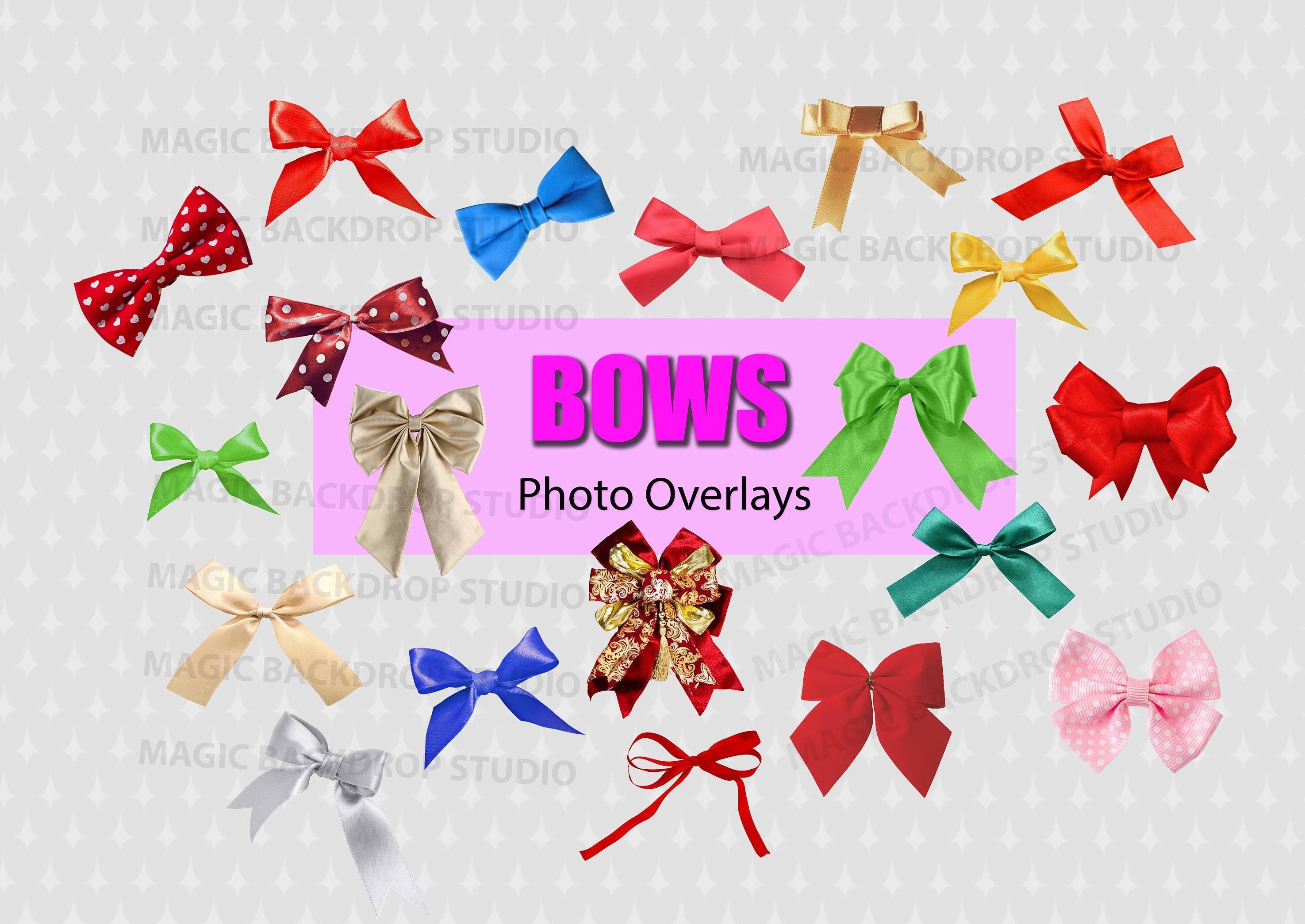  10Pcs Ribbon for Bows Gift Bows Ribbon Bows Gift Ribbon Bows  Bulk Xmas Present Gift Wrapping Flower Ribbon Organza Bows Satin Bows  Christmas Ribbon Bowknot Large Accessories : Health & Household