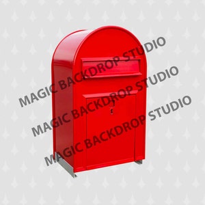 Carta de buzón rojo maqueta de cartas postales Sobre papel clip art Photoshop Superposiciones plantillas Prop Scrapbooking PNG compuesto Clipart