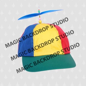 Propeller Hat Yellow Red Blue Green Hats helicopter hat clip art Overlay Overlays Photoshop templates Prop Scrapbook Composite PNG Clipart image 1