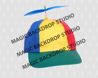 Cappello Con Eliche Divertente - Per Feste, Adulti E Bambini, Regolabile, Arcobaleno - Foto 7