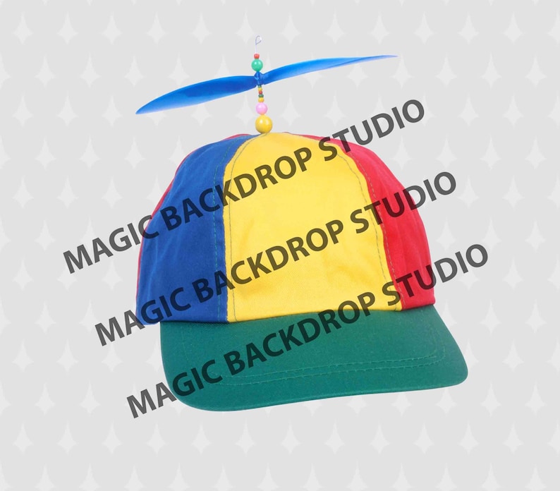 Propeller Hat Yellow Red Blue Green Hats helicopter hat clip art Overlay Overlays Photoshop templates Prop Scrapbook Composite PNG Clipart image 1