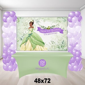 Princess Tiana Party Banner