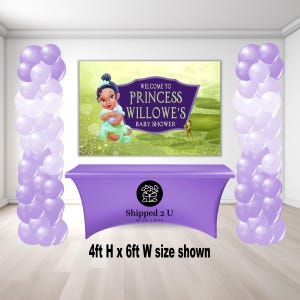 Baby Tiana Party Banner