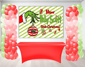 Who stole Christmas Party Banner