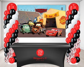 Racing Cars Party Banner