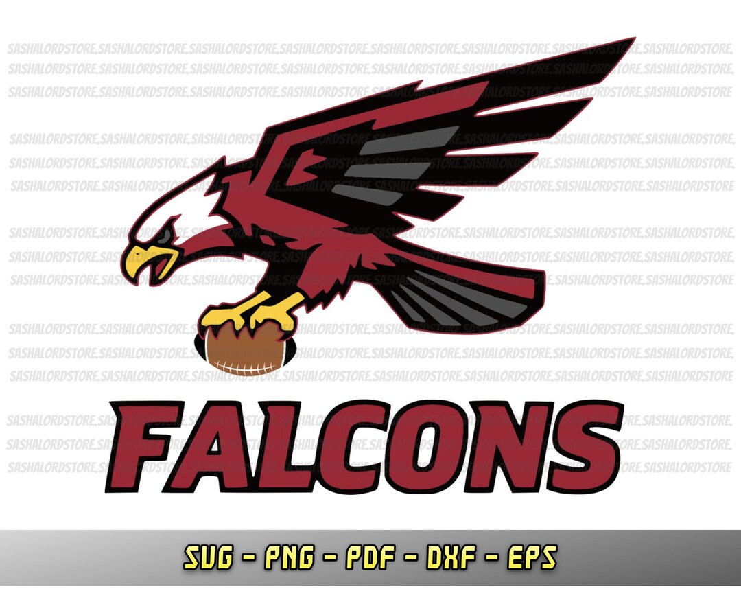 Falcons Football Svg, Fan Design, SVG Cricut File, DIY, Vector ...
