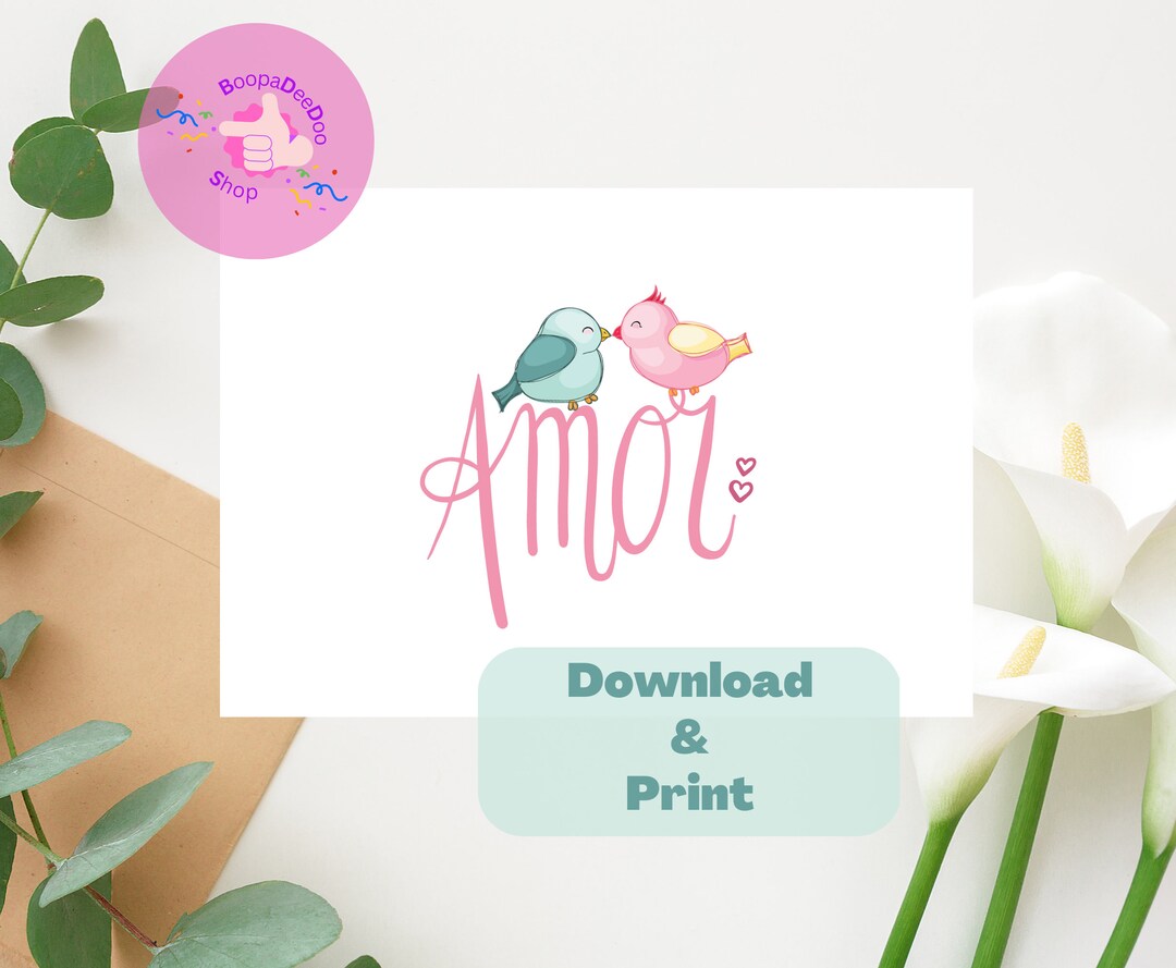 Happy Anniversary Love Birds Amor Romantic Couples Valentine's Day Just ...