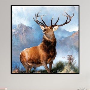 The Monarch of the Glen-print: Sir Edwin Landseer klassieke kunst