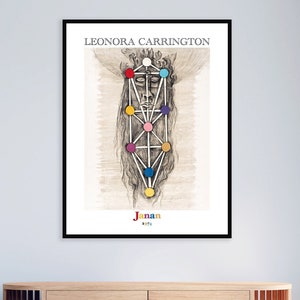 Unframed, Leonora Carrington Print, Janan Print, Rare Large Art Print, Modern Art Print, Gift Art, Housewarming Gift, High Quality Print