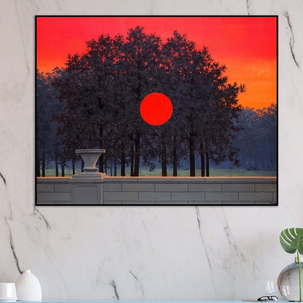 Rene Magritte Druck, Das Bankett Druck, Kunst Poster Original Druck, Abstrakter Kunstdruck, Moderner Kunstdruck, Hochwertiger Giclée Druck