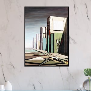 Ungerahmt, Kay Sage Druck, Kein Passen Druck, Kunst Poster Originaldruck, Abstrakter Kunstdruck, Moderne Wanddekoration, Hochwertiger Giclée-Druck