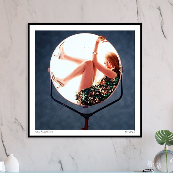 Photo Ormond Gigli, Girl in the Light 2 1967, RARE GRANDE photo, impression d'art photo couleur, tirages photographiques, photographies d'art vintage