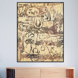 Ungerahmt, Lee Ungno, Komposition 1963, Bleistift Signiert, Abstrakter Kunstdruck, Kunst Poster Original Druck, Pop Art Druck, Moderne Kunst Druck