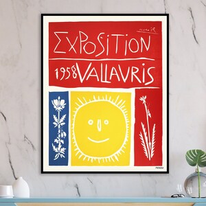 Pablo Picasso &#39;Exposition Vallauris 1958&#39; Art Print