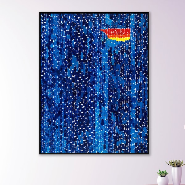 Alma Thomas Print, Starry Night and the Astronauts, Art Poster Original Print, Exhibition Poster, Abstract Art Print, High Quality Print