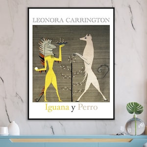 Leonora Carrington &quot;Iguana y Perro&quot; Giclee Art Print