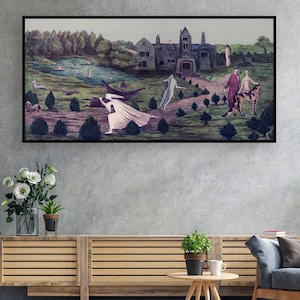 Leonora Carrington Print: Crookhey Hall Giclee Art Print