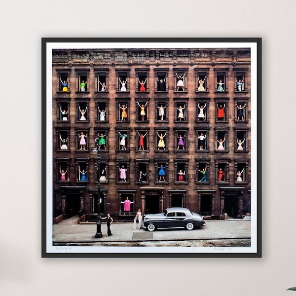 Ormond Gigli, New York City, Models in Windows 1960, Color Photo Art Print,  Photography Prints, Vintage Art Photography