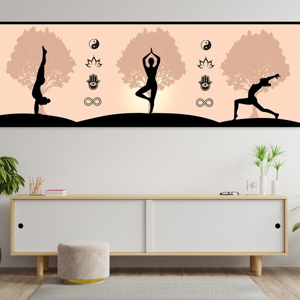 Yoga Wall Art Etsy