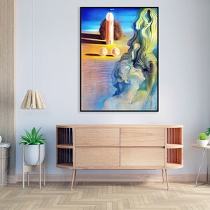 Salvador Dali Print: Anthropomorphic Tower, Surrealist Art
