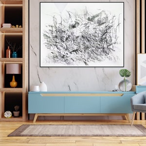 Unframed, Julie Mehretu Print, Untitled 7 Print, Art Poster Original Print, Exhibition Museum Poster, Contemporary Abstract Art Print