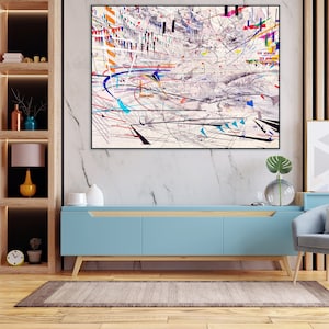 Unframed, Julie Mehretu Print, Stadia I, Art Poster Original Print, Exhibition Museum Poster, Contemporary Abstract Art Wall Decor Print