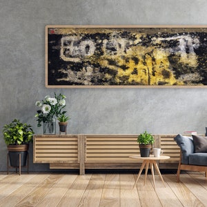 Lee Ungno Abstract Art Print: Large Colorful Modern Artwork