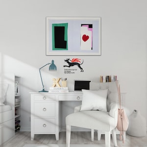 Henri Matisse &quot;Le Coeur&quot; Giclée Print: Abstract Heart Art Poster
