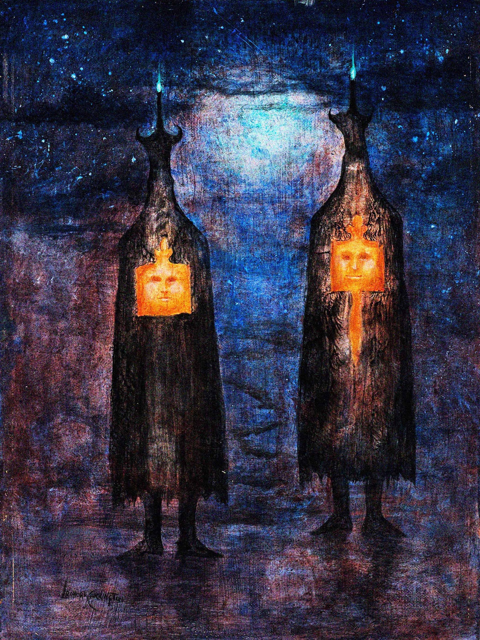 Leonora Carrington Set of 2 Print Bird Bath Twins Art Etsy