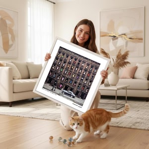 Iconic NYC Fashion Photography | Vintage Mid-Century Glamour Print | Colorful Eclectic Decor | Luxury Giclée for Fashionable Interiors