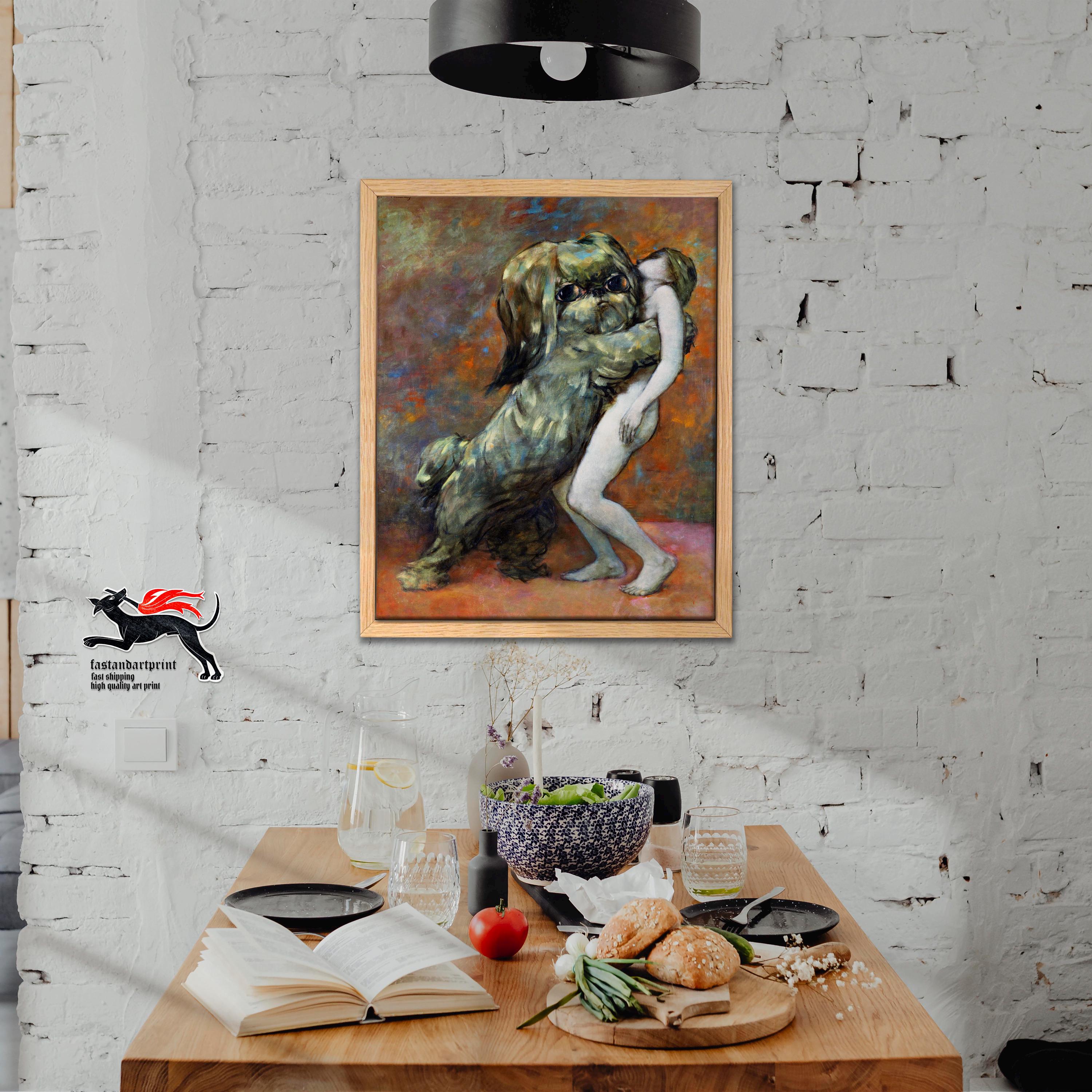 Dorothea Tanning Surrealist Print: Tableau Vivant, Modern Wall Art