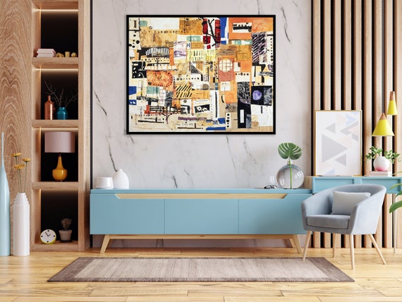 Eduardo Paolozzi Collage Print: Modern Pop Art Poster