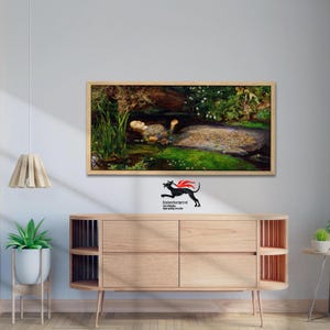 Unframed, John Everett Millais Print, Ophelia Painting, Ophelia Print, Ophelia Wall Art, Classic Art, High Quality Print