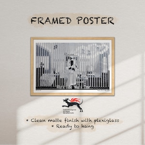 Framed Kerry James Marshall Memento #5 Poster Print: African American Art, Modern Wall Canvas Decor