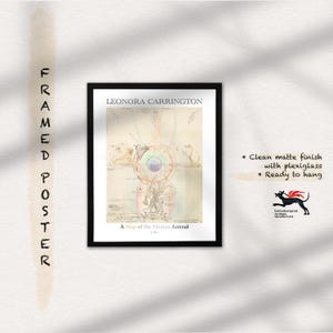 Emoldurado, pronto para pendurar, Um mapa do animal humano, decoração de parede em tela, impressão de arte surrealista, exposição de arte moderna, arte emoldurada de alta qualidade