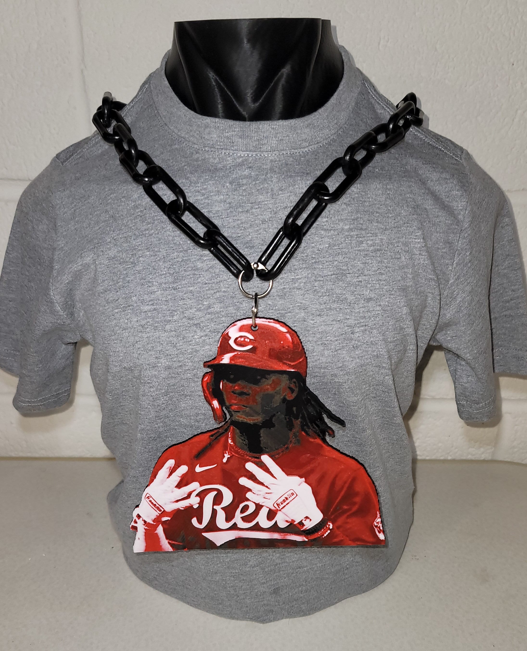 Cincinnati Reds Chain Cincinnati Reds Elly De LA Cruz Necklace and Chain - Etsy