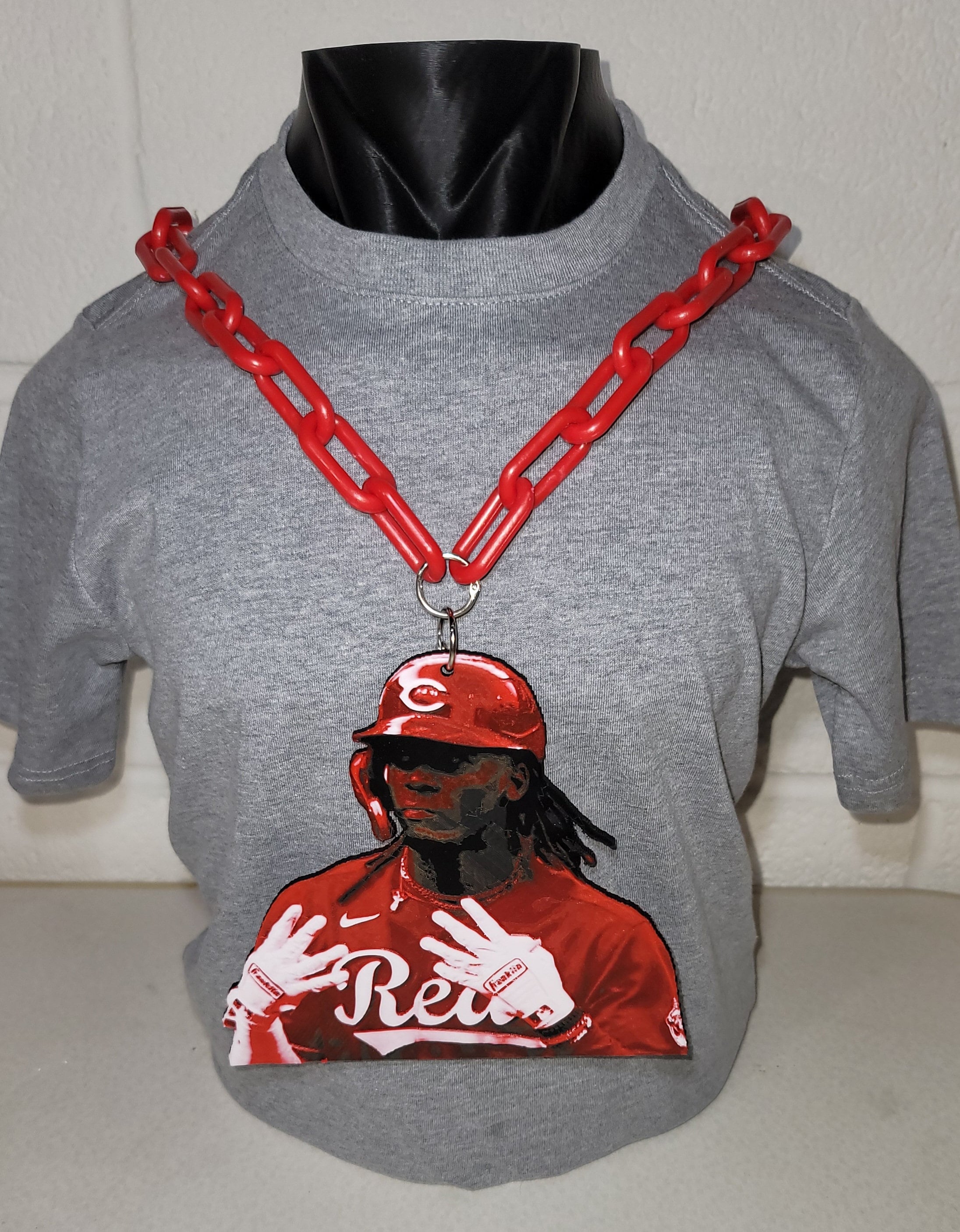Cincinnati Reds Chain Cincinnati Reds Elly De LA Cruz Necklace and Chain - Etsy