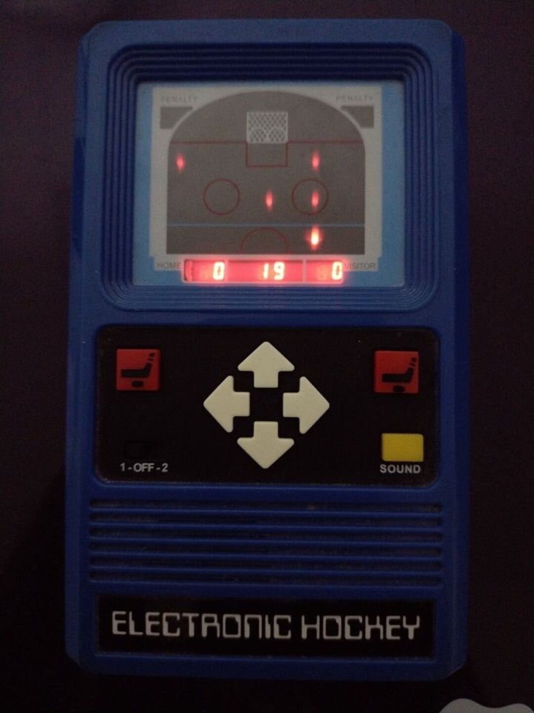 Vintage 1978 Mattel Electronic Hockey Handheld Video Game Etsy
