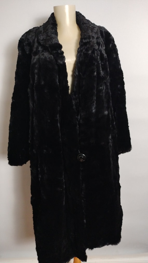 Vintage 50's Genuine Real Sheared Mink Fur Coat Wo