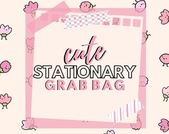 Cute Kawaii Stationery Grab Bag for Bullet Journal Pen Pal Scrapbook