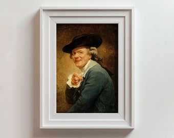 Joseph Ducreux Autoportraits France Tableau portrait beaux-arts du XVIIIe siècle Portraits masculins populaires Humour insolite Galerie d'art Impression d'affiches de qualité