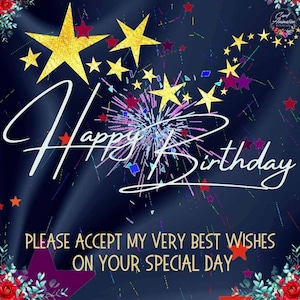 Happy Birthday, Birthday card, Happy birthday card, Digital download, Mp4 card, Animated card, Digital card, Children's birthday card