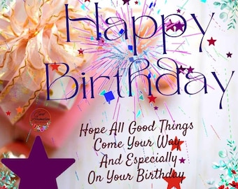 print your own birthday card sentiments