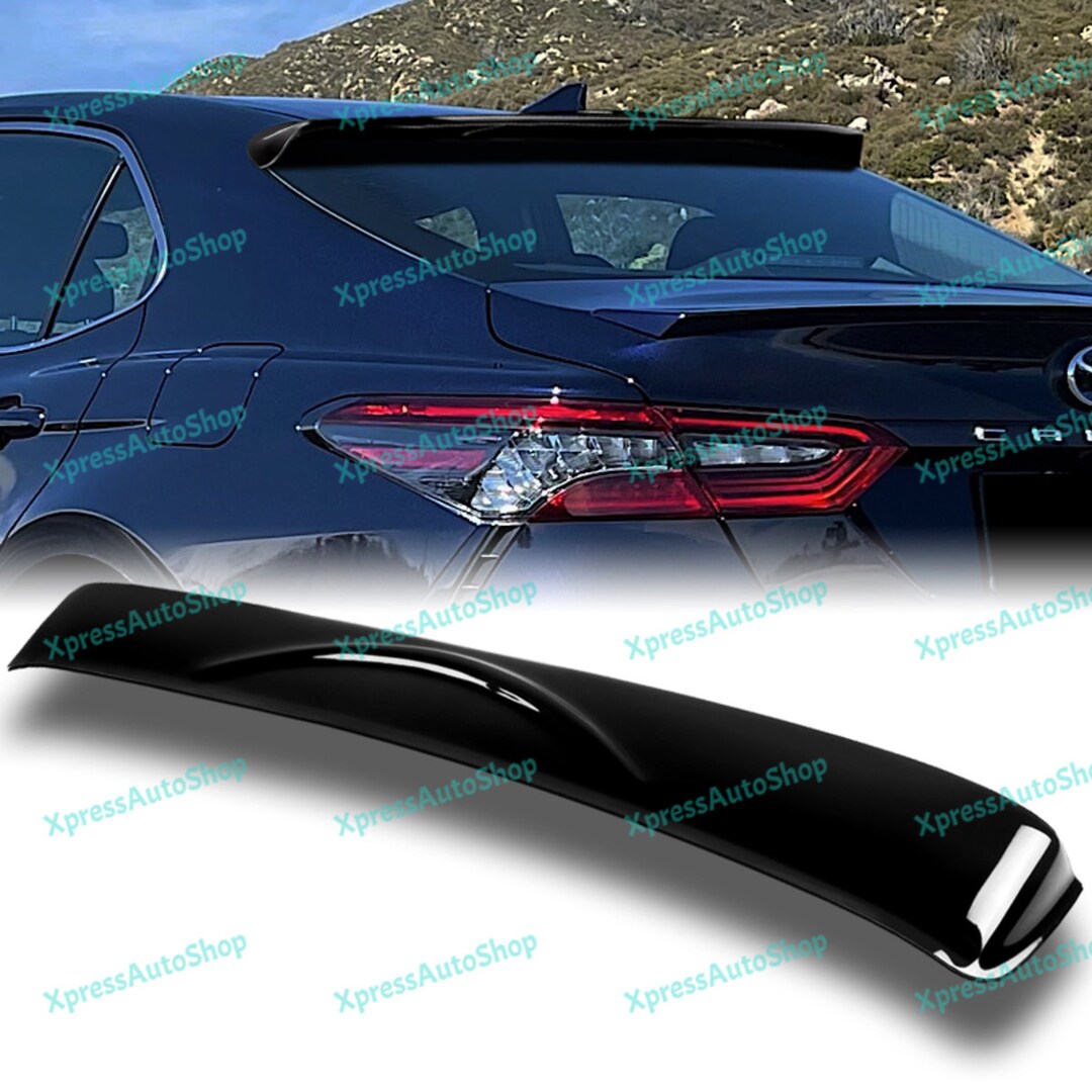 Black for 2018 2019 2020 2021 2022 Toyota Camry ABS Rear Window Roof