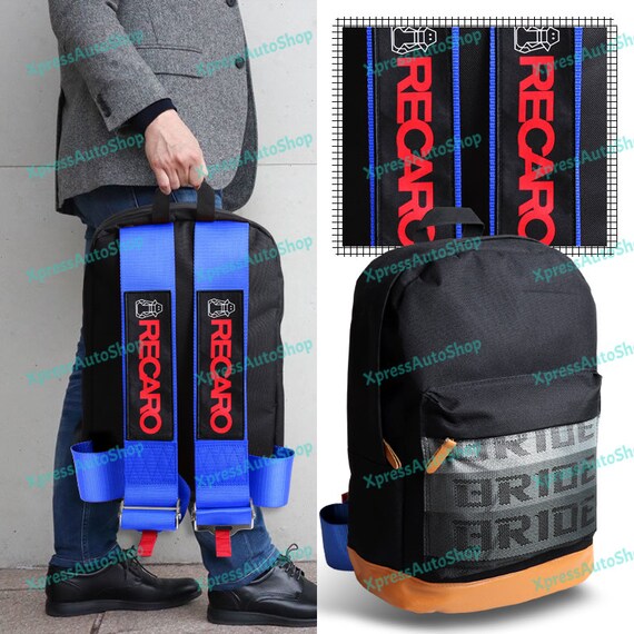 Blue Recaro Racing Harness Shoulder Straps for Jdm Bride Racing