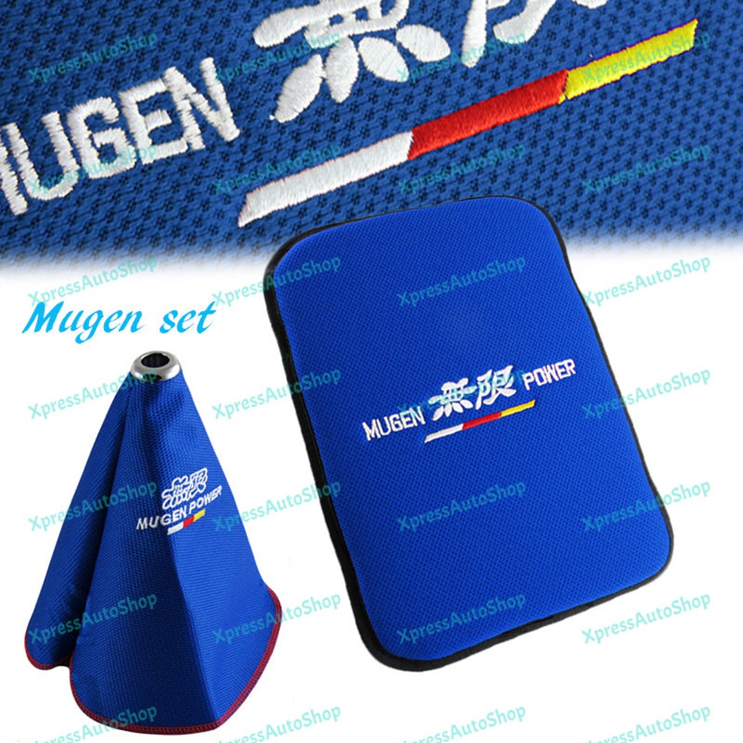 Jdm Mugen Power Blue Center Console Armrest Cushion Pad Etsy